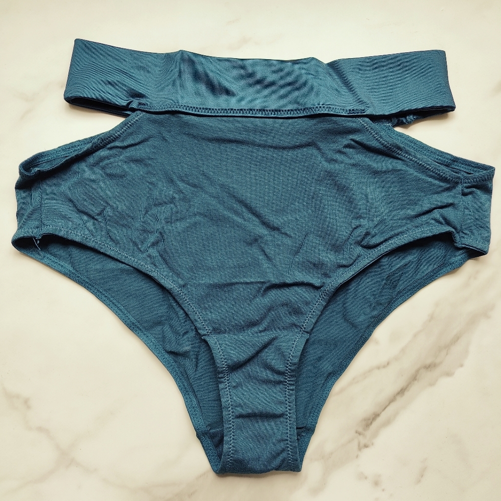 NWT SOMA TELLTALE THE DREAMER RETRO BRIEF PANTY IN BLUE MY MIND SIZE SMALL